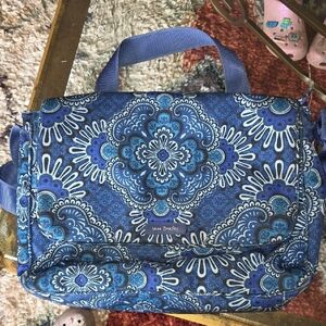 Vera Bradley Blue Floral Laptop Bag